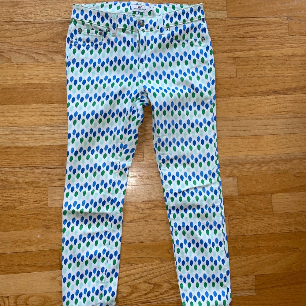 Vineyard Vines printed skinny jeans